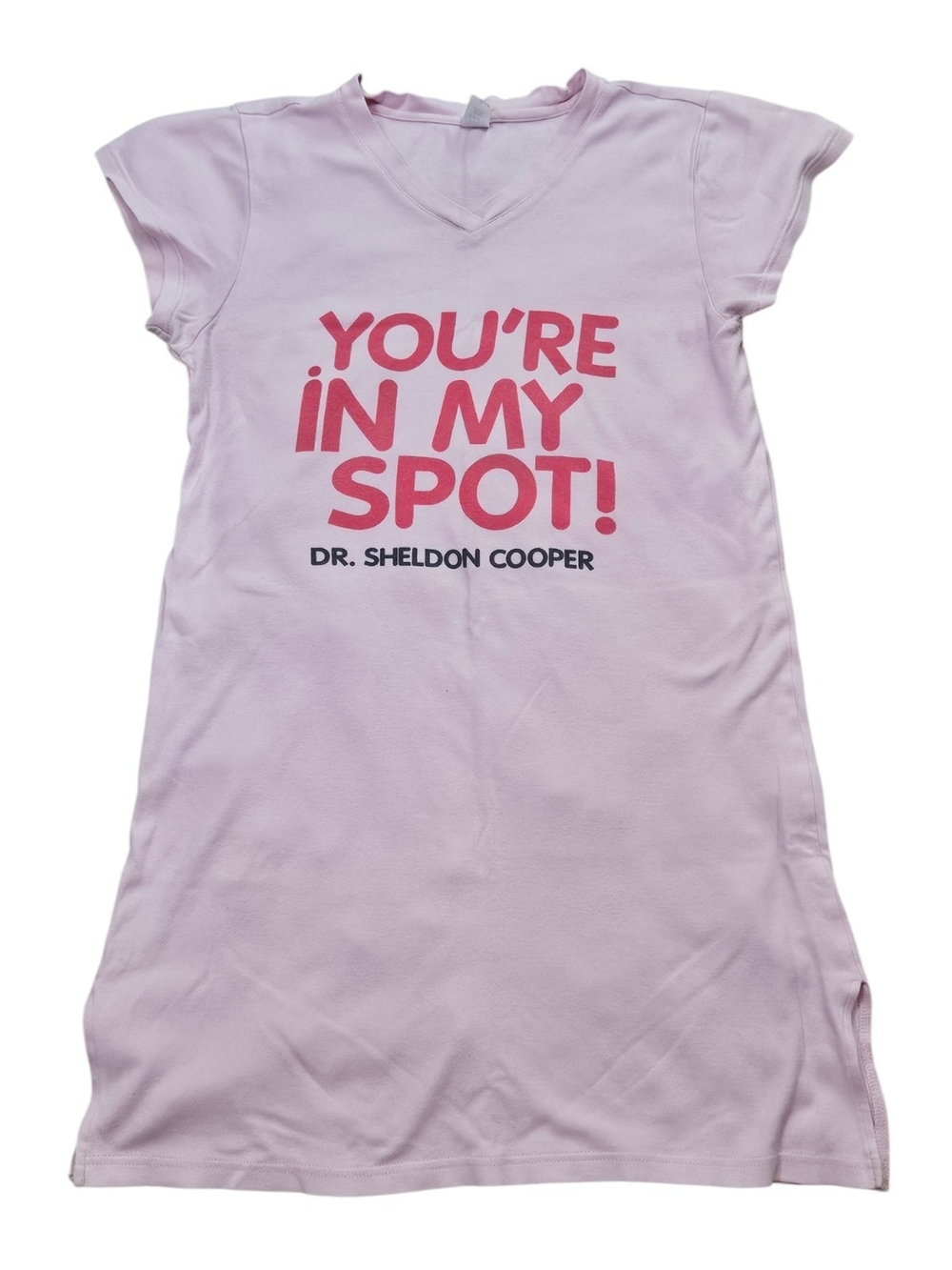 Pink Graphic 'You're In My Spot' Nightgown